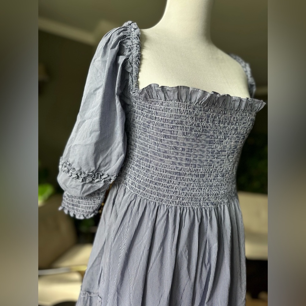 Hill House Original Blue Navy Gingham Nesli - Picture 4 of 7